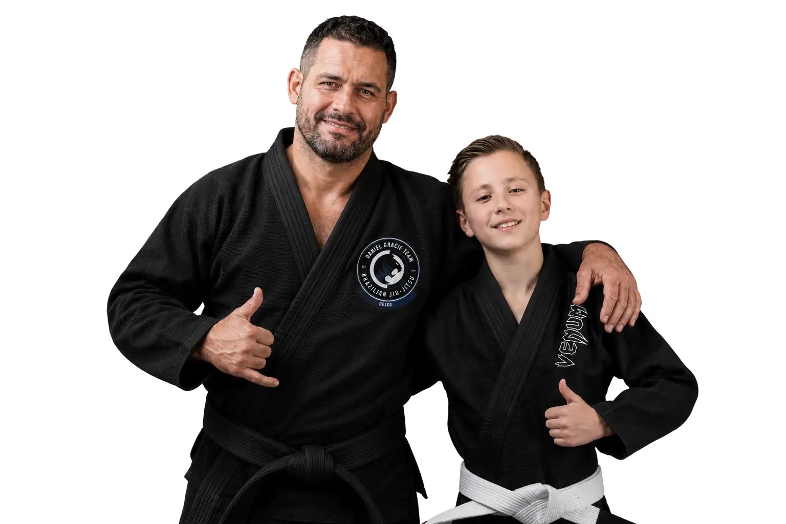 Coach with student at Daniel Gracie Team