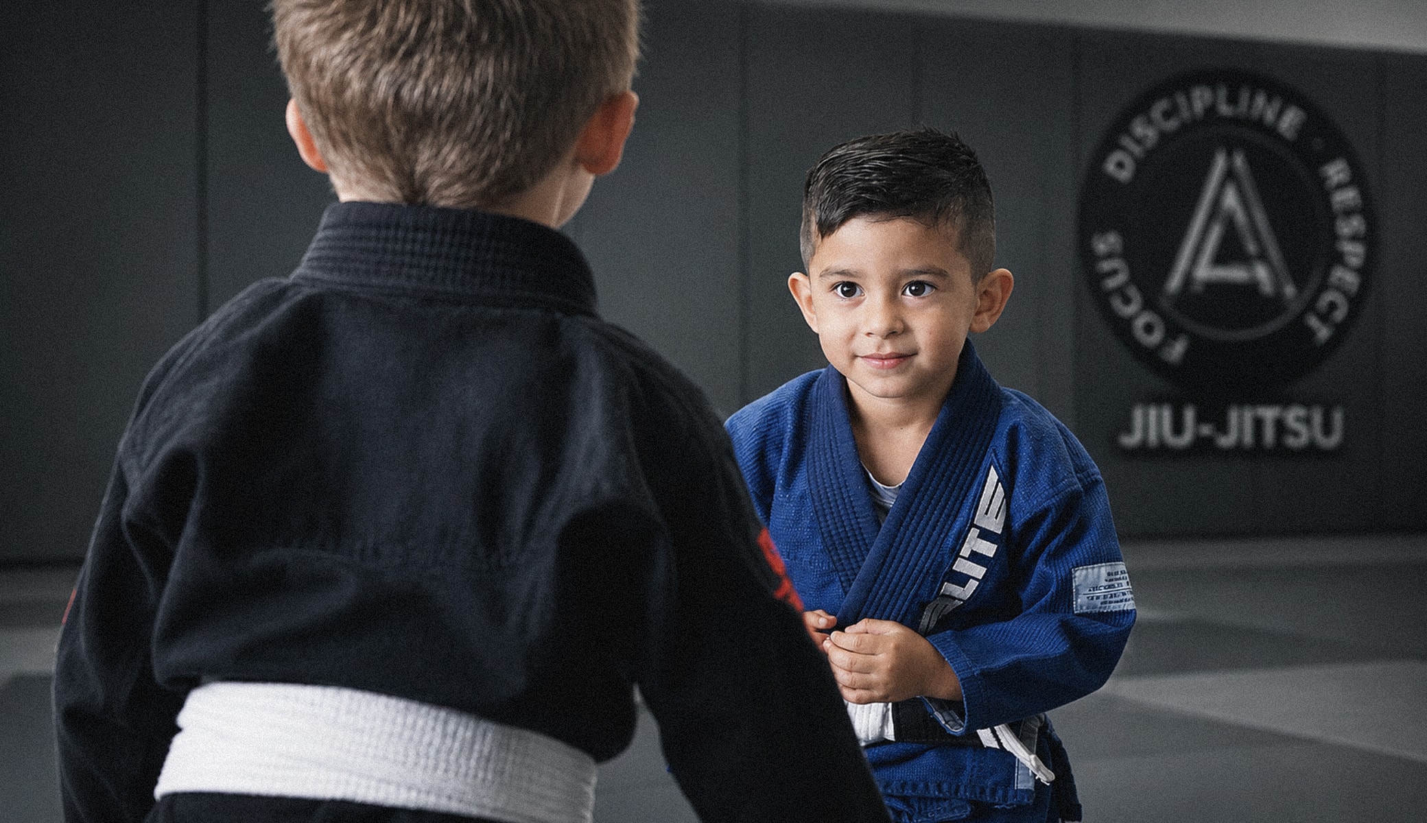 Kids Brazilian Jiu-Jitsu class at Daniel Gracie Delco